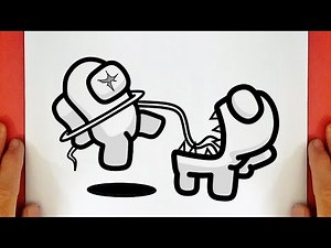 How to Draw Among Us Imposter vs Crewmate | Dibujar De Among Us