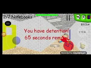 Baldi basic mod apk menu