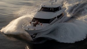 The Ocean Alexander 100 is the picture of sophistication and luxury. Enjoy an exclusive look at all the OA 100 has to offer, including five staterooms and a stunning on-deck master. You can experience the OA 100 in person at the Miami Yacht Show, February 15-19. Come visit our display at entrance 3, slips 320-325 for a tour! #oceanalexander | Ocean Alexander Yachts