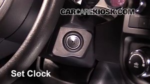 How to Set the Clock / Change Time on a 2014 Jeep Compass Limited 2.4L 4 Cyl.
