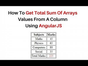 how to get sum of table column total value using angularjs ng-repeat