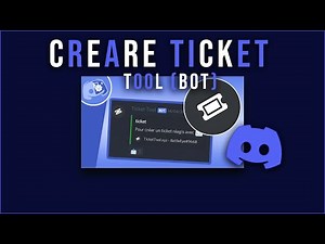 How to Set Up Ticket Tool Bot in your Discord Server - Support Tickets - Creare Ticket Su Discord!