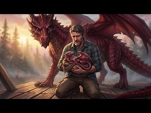 A Crying Mother Dragon Brought Her Dying Young to a Human Man… He Wasn't Ready for What Came Next