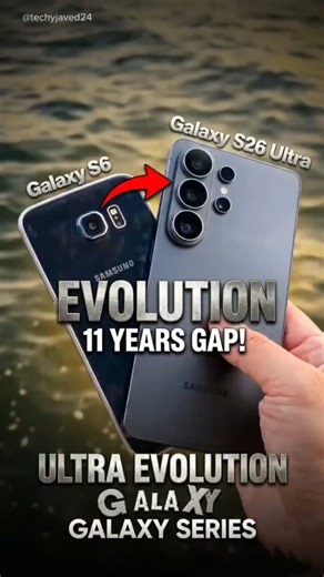 Can you believe this difference? Galaxy S6 vs S26 Ultra! 🤯 #smartphone #newphone #samsung #viral