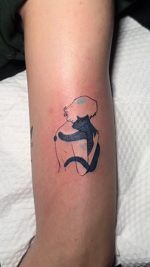 💖#tattoos #tattoo #cat #cattattoo #fyp