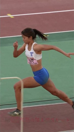 明るい表情に笑顔が素敵なアスリート #陸上女子