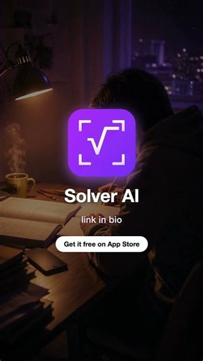join 30k+ Students on the "Solver AI" app?