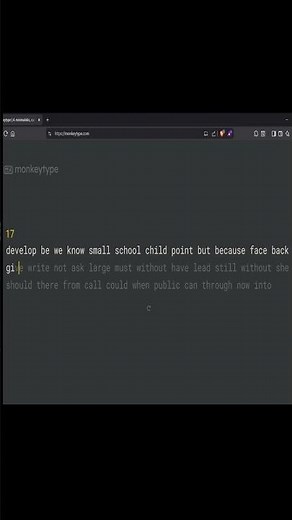 Typing 200 WPM Peak Speed, 99% Accuracy [MonkeyType]