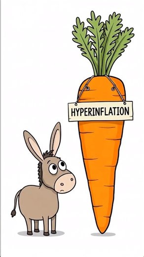 Donkeys Explain Hyperinflation #shorts