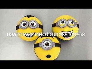 How to make Minion Cupcake Topper tutorial