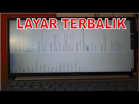 Cara Mengatasi Layar Laptop atau Layar Komputer yang Terbalik