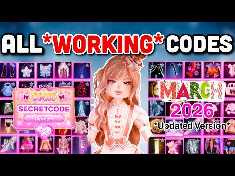 EVERY WORKING CODE IN DRESS TO IMPRESS (March Updated Version)
