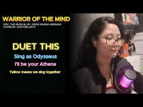 WARRIOR OF THE MIND KARAOKE | Athena part only | Epic The Musical