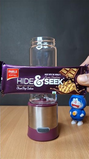 Hide&Seek🍫 in Mini Blender 😋💞#shorts #shortsviral #satisfying #trending #asmr #drink