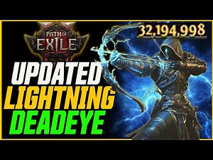 8M DPS!! Final Updated Crit Cast on Shock Lightning Arrow Deadeye! // Path of Exile 2 Ranger Guide