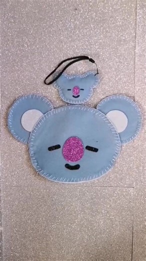 #bts #kpop #bt21 #koya #bag #keychain #diy #handmade #btsarmy #2in1 #artistic