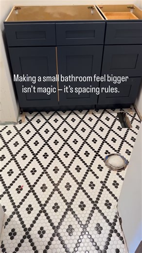 🛁 Most small bathrooms feel tight because of bad spacing, not lack of space. We fixed the layout, improved flow, and created room to move — without expanding the walls. Ready to make your bathroom work better every day? #home #renovation #dreamhomeservices #remodeling #bathroom #smallbathroomdesign #bathroom #bathroomdesign #chicago | Dream Home Services Inc.