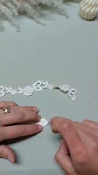 How to make a NO-SEW lace bridal garter 🎀 | T-Worx Bridal