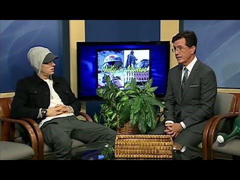 Eminem Hilarious Interview with Stephen Colbert on Only In Monroe