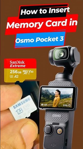 How to Insert SD Card in DJI Osmo Pocket 3 (Step-by-Step Guide in 40 Seconds)