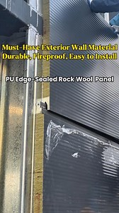 144K views · 698 reactions | Choose this aluminum sandwich exterior wall panel: corrosion-resistant aluminum on both sides, A-grade fireproof rock wool core, polyurethane waterproof layers, and easy snap-on installation. #installation #panel #wallpanel #Durable #Insulation #panels #wallpanels #sandwichpanel #steelstructure #corrosionresistance #curtainwall #rockwool #pupanel #polyurethane #Fireproof #corrosion #Waterproof | BRD Insulation Panels | Facebook