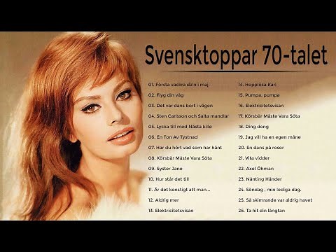 Svensk Musik 70-talet || 30 Bästa Svenska Nostalgiska Låtar på 70-talet - Gamla Svenska Låtar