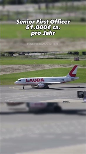 Wie viel Geld Lauda Air Piloten verdienen #aviation#avgeek#localstarbinit #planes