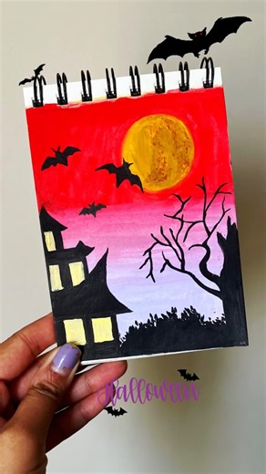 spooky drawing horror art for Halloween day halloween 🎃 #shorts #art #shortsfeed #halloweendrawing