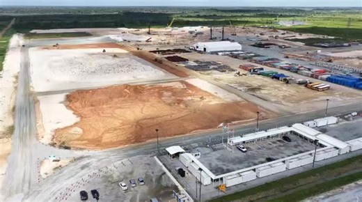 Progress from every angle at the Wales Gas-to-Energy Project 🚧⚡️ Construction is moving simultaneously across multiple work areas, with key infrastructure taking shape as the project advances. | Action News Guyana