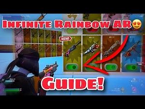 Fortnite NEW All Weapons & Vehicles (infinity Rainbow AR)😍!!
