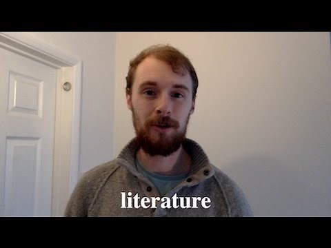 How To Pronounce 'Literature': Word Of The Day #9