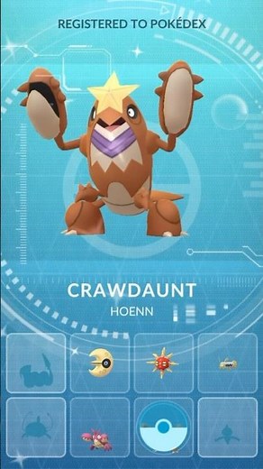 Pokémon GO Shiny Corphish & Crawdaunt Evolution