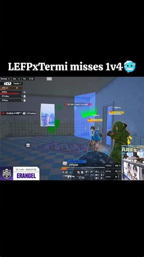 LEFPxTermi almost 1v4 VS🥵#BGIS2026 #kraftonindiaesports #bgmi