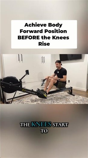 Master Rowing Machine Timing: Body Forward BEFORE the Knees Rise