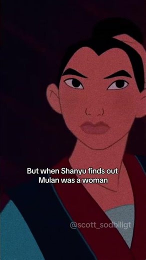 Shan Yu could've said "the girl from the mountains, but the didn’t… #Mulan #Mongolia #Disney