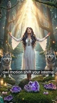 Owl & Wolf Soul Motion – The Dance of Instinct and Vision🌿💃