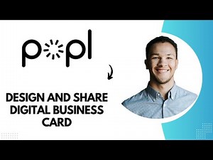 How to Use Popl - Design And Share Digital Business Cards (Best Method)