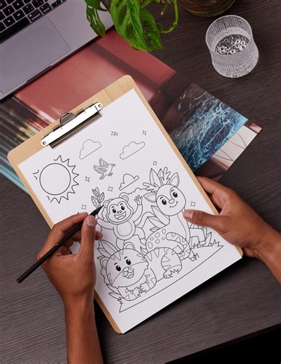 Jungle Animals Coloring Page Printable | Kids Safari Coloring Sheet | Instant Download Kids Activity - Etsy