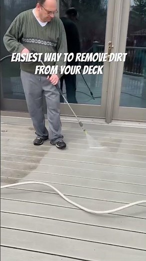 Spring Clean Up | Easiest Way to Remove Dirt from your Deck