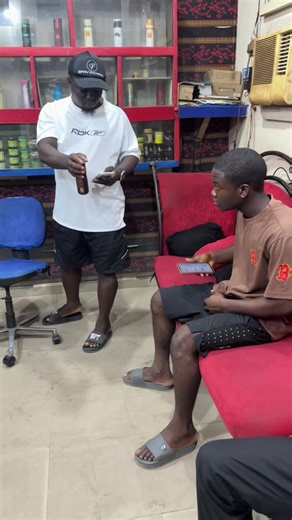 This evening after shaving my hair, I closed account with my manager and on my way home I branched to buy fried fish to roast in the remaining groundnut soup cooked with rabbit meat and eba to eat for dinner #foodie