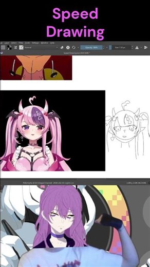 Speed Drawing - Iron Mouse #drawing #krita #art #digitalart