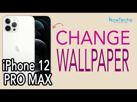 iPhone 12 Pro MAX - How to Change Wallpaper | Howtechs