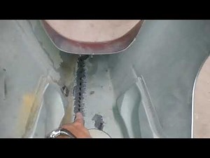 ABS plastic Motorcycle fairing repair.