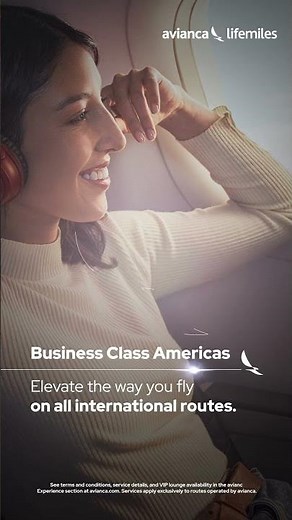Fly in Business Class Americas with Avianca