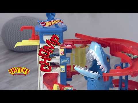 Hot Wheels Attacking Shark Escape Playset- Smyths Toys