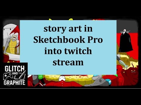 Sketchbook Pro Twitch Stream Pencil Sketches into Digital Art. join me the Twitch do tomorrow!