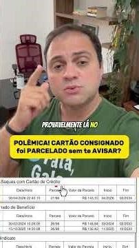 CARTÃO CONSIGNADO do SERVIDOR PÚBLICO FEDERAL foi PARCELADO SEM AVISO? VEJA O QUE FAZER AGORA
