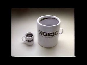 Geico "Giant Mug" Commercial 1999