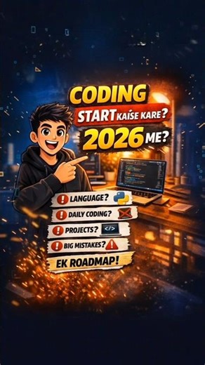 2026 me coding start karni hi padegi 🔥 #coding #python #cse”