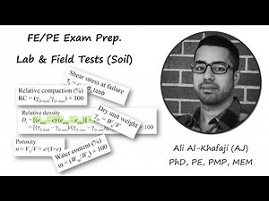 FE/PE Exam - Soil - Lab and Field Tests - 4 Examples